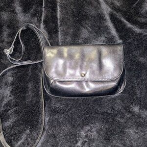 HOBO The Original Vintage Black Leather Crossbody Bag